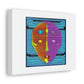 Mind Bending Graphic Digital Art 'Designed by AI' on Satin Canvas, Stretched