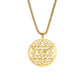 Merkaba Gold Plated Sacred Geometry Design Pendant