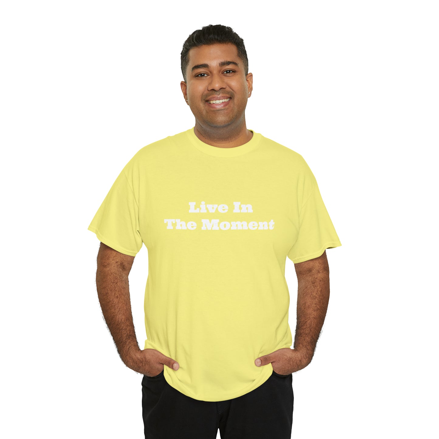 Live In The Moment Cotton T-Shirt