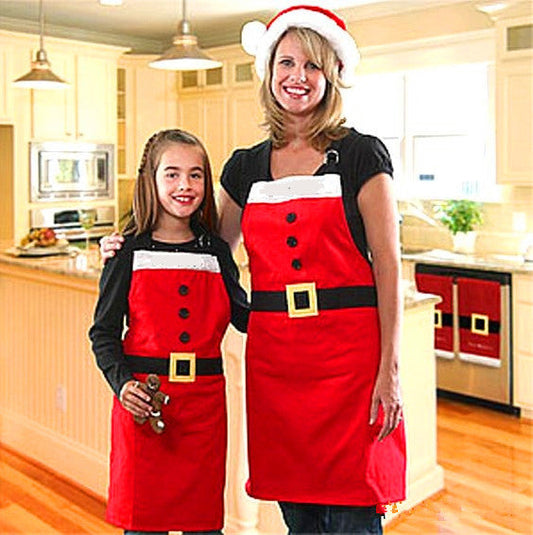 Christmas Chef's Apron Adult's and Kid's Sizes