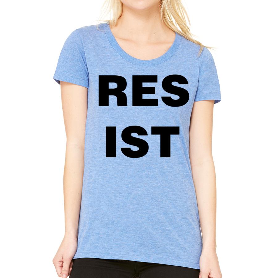 Resist RES-IST Protest Cotton Women's T-Shirt