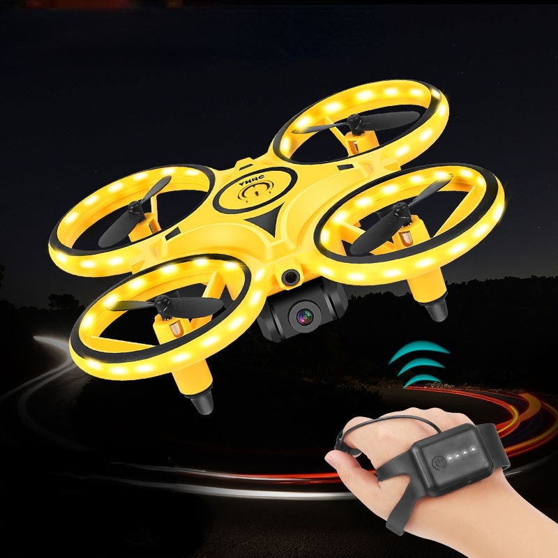 Gesture Sensing Quadcoper Drone